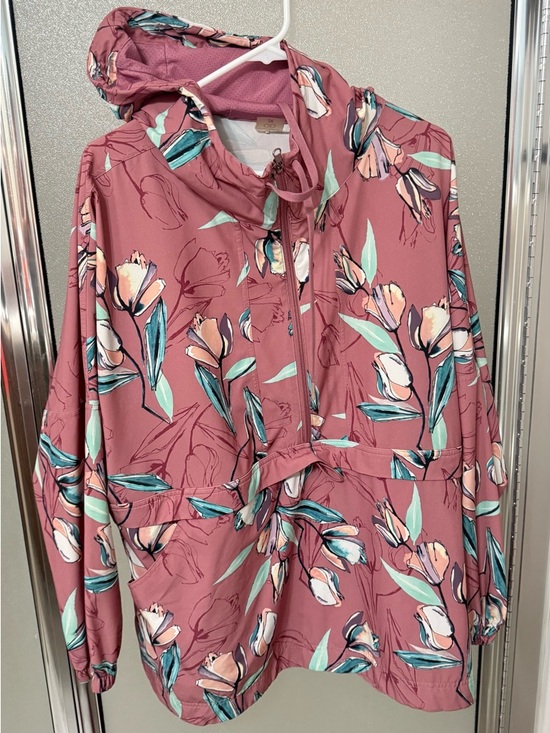 CALIA by Carrie Underwood Tops - Calia Floral Hooded Jacket 2X